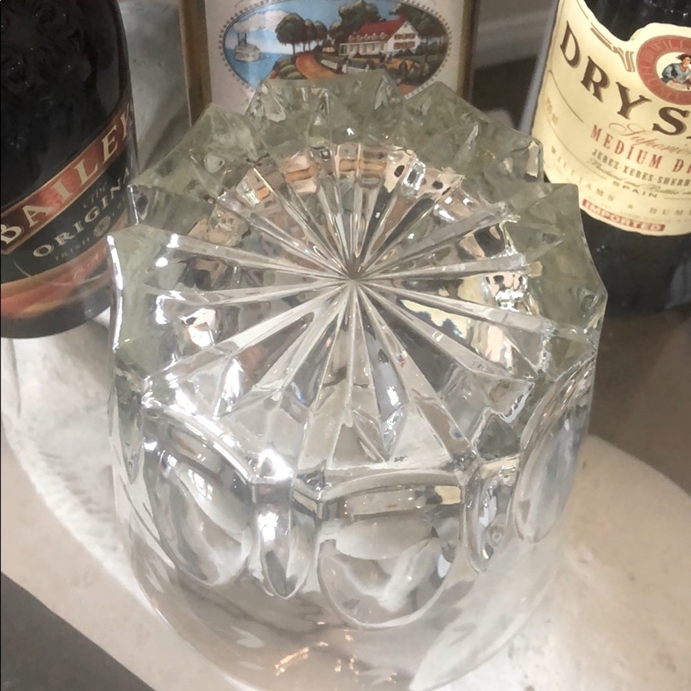 Vintage‎ Princess House Heritage Glass Ice Bucket Crystal Champagne Bar - Picture 4 of 6